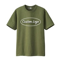 T-shirt d'entraînement en jersey 100 % coton pour homme, coupe classique, col rond, manches courtes, imprimé logo, couleur unie, vente en gros
