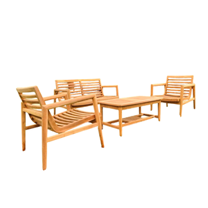 Ensembles de Jardin de Style Moderne, Salons de Jardin Naturels, Mobilier de Jardin Extérieur pour Patio, Prix de Gros - Product Image 1