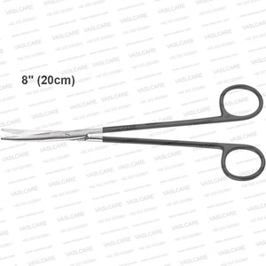 Ciseaux à lame dentelée Metzenbaum en acier inoxydable, ciseaux chirurgicaux de dissection, lame inférieure micro-dentelée pour la coupe des tissus - Product Image 4