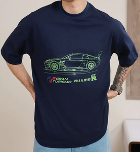 T-shirt gilet en twill à manches courtes surdimensionné de haute qualité, unisexe, col montant, formel, écologique, personnalisable pour homme – Meilleures ventes - Product Image 4