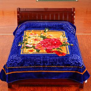 Couverture Raschel Coréenne 1 Plis Joueur Unique Vison Floral Rayé Plaid 100% Polyester Solide Tricoté Technique Taille Animal Cartoon - Product Image 3