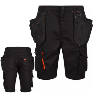 บริการ OEM กางเกงขาสั้นคาร์โก้ผู้ชาย กระเป๋าเยอะสำหรับออกกำลังกายและแฟชั่น ลายเรียบ ระบายอากาศได้ดี กางเกงขาสั้นคาร์โก้ผู้ชายลำลอง - Product Image 1