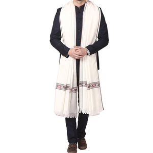 Chal Largo de Lana Cálido para Invierno con Borlas, para Actividades al Aire Libre, Ajrak para Hombre, Color y Logotipo Personalizados, Talla Personalizada de Alta Calidad - Product Image 5