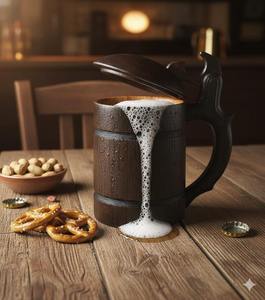 Mug à café en bois moderne de haute qualité, exporté d'Inde, finition artisanale contemporaine, article de vaisselle design. - Product Image 2