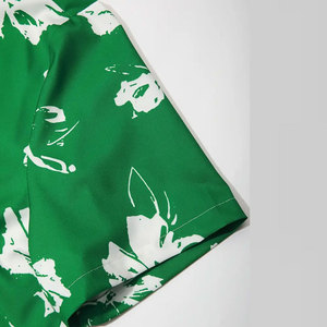 Nouveaux T-shirts décontractés imprimés personnalisables 100% coton antistatiques, ensemble de survêtement d'automne pour hommes, chemises et shorts en gros - Product Image 4