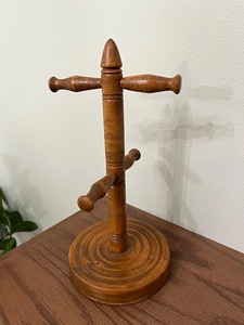Sturdy Wooden <b>Mug</b> <b>Tree</b> Holder Thick Base for Home Storage Cabinets Food Cabinets Countertops Tabletop Organization Rubber Holder - Product Image 1