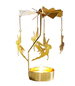 Support de bougie chauffe-plat en métal haut de gamme pour Noël - Élégant, résistant à la chaleur et durable, transforme une décoration simple en une touche raffinée. - Product Image 2