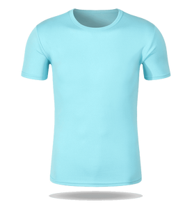 T-shirts promotionnels personnalisés en polyester 100% blanc, vente en gros, impression sur mesure pour hommes - Product Image 3