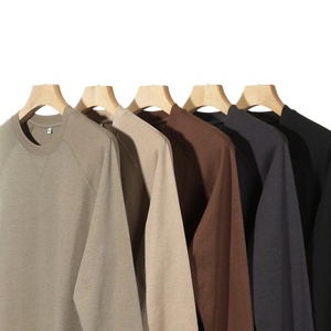เสื้อสเวตเชิ้ตผ้าฝ้ายแท้ 100% คุณภาพสูง ขายดี ทรงปกติ สวมใส่สบาย พรีเมียม แฟชั่นฤดูหนาว รับผลิตแบบ OEM ตามสั่ง - Product Image 4