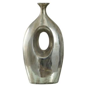 Metal <b>Flower</b> Vase For Home Decoration Living Room Floor Display Decorative Silver Vases <b>Artificial</b> Plants <b>Flower</b> Pot Event Decor - Product Image 1