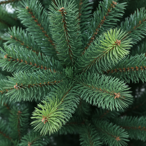 Sapin de Noël élégant et luxueux à structure articulée, pré-éclairé avec lumières blanc chaud, résistant au feu, pour décoration extérieure et intérieure, support personnalisé - Product Image 4