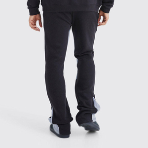 OEM Manufacturer <b>Low</b> Price <b>Flared</b> Tracksuits for Men 2024 Loose Fit Premium Quality Newest Style Men <b>Flared</b> Tracksuits - Product Image 2