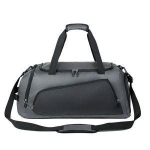 Sac de sport unisexe de haute qualité 30-40L en polyester avec fermeture éclair, sangle réglable, poignée souple, couleur unie, durable - Product Image 1