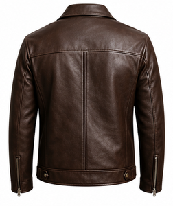 Veste en cuir de haute qualité, très élégante et stylée - Product Image 6