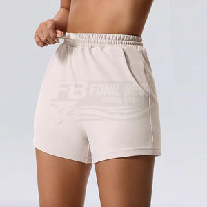 Shorts de Yoga de Cintura Alta para Mujer, Holgados, para Correr, Adelgazantes, Deportivos, Transpirables, de Secado Rápido, Servicios OEM - Product Image 4