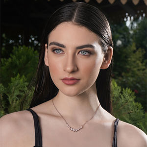 Exquisito Collar con Colgante de Diamantes en Plata de Ley 925 Chapada en Oro Rosa, Joyería de Lujo para Mujer, Regalo de Compromiso, Diseño Elegante - Product Image 4