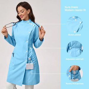 Uniforme Médico Personalizado con Logotipo, Diseño Moderno, Uniforme de Enfermera de Hospital, Tela Elástica Tejida de Alta Calidad, Ropa de Enfermería Unisex - Product Image 2