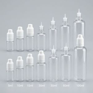 Botella cilíndrica transparente de PET de 10 ml con tapa a prueba de niños para gotas oftálmicas y reactivos, fabricada en Vietnam, OEM ODM - Product Image 4