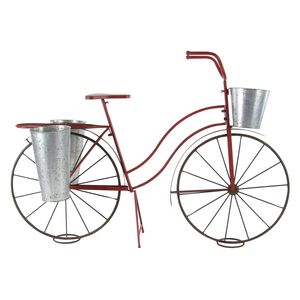 High Arrival Trendy Mini Iron Powder Coated <b>Cycle</b> Planters Stylish Hanging Flower Pots for Home Elevate Garden Balcony - Product Image 1