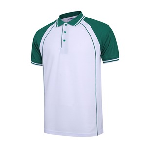 Polo para hombre, camisa sólida de manga corta, tejido transpirable, corte regular, 100% algodón, cierre de botones, logotipo personalizado con transferencia térmica. - Product Image 2
