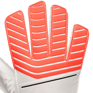 ถุงมือผู้รักษาประตูฟุตบอลคุณภาพสูง แบบ Negative Cut ป้องกันนิ้วมือ หนังสีดำ สำหรับฝึกซ้อม - Product Image 5