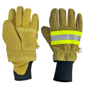 Guantes de Bombero, Guantes de Protección para las Manos, Guantes de Bombero de Cuero de Nueva Llegada, los Mejores Guantes de Seguridad para la Industria - Product Image 1
