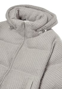 Venta al por mayor logotipo personalizado invierno 100% algodón negro en blanco grueso deportes hombres Puffer chaqueta calidad superior - Product Image 3