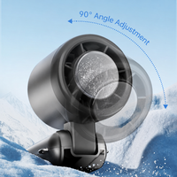 Nouveau ventilateur de bureau 2026, 100 niveaux de vitesse, ventilateur de circulation haute performance, rechargeable, affichage numérique, turbo, mural et de table