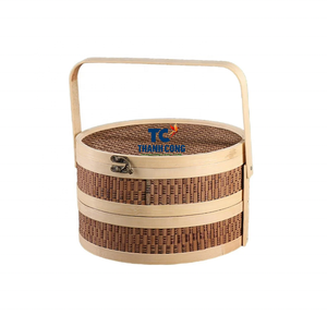 New Arrival BAMBOO <b>BASKET</b> With Best Selling BAMBOO <b>BASKETS</b> FOR <b>GIFTS</b> From Vietnam Exporter Offering Custom Solutions - Product Image 1