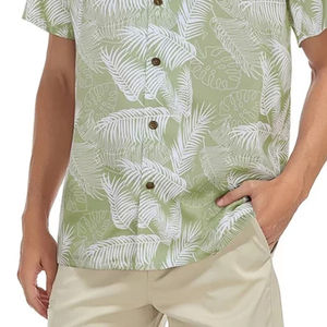 Chemise de plage respirante pour homme, couleur personnalisée, logo personnalisé, manches courtes, prête pour la sublimation - Product Image 4