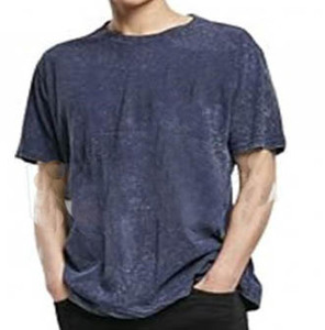Camiseta de Hombre con Lavado Ácido de Alto Gramaje - Gris Retro - Material Sostenible - Corte Moderno Relajado - Calidad Premium Streetwear - Product Image 6