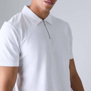 Polos de Golf para Hombre con Cierre de Cremallera, Cómodos para el Verano, Ideales para Uso Casual, 100% Algodón, Tallas Grandes para Adultos - Product Image 4
