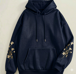 เสื้อฮู้ดดี้ Ostriya Intl Custom สำหรับผู้หญิง คุณภาพสูง ระบายอากาศได้ดี ผ้าฟลีซสำหรับฤดูหนาว ผ้าฝ้าย 100% ทรงโอเวอร์ไซส์ สไตล์สตรีทแวร์ น้ำหนัก 140 กรัม ลายตัวอักษร - Product Image 5