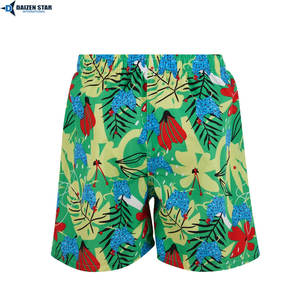 ผู้ผลิตจัดหา กางเกงว่ายน้ำชาย พิมพ์โลโก้ตามสั่ง คอลเลคชั่นฤดูร้อน โพลีเอสเตอร์ 100% แห้งเร็ว เป็นมิตรกับสิ่งแวดล้อม - Product Image 4