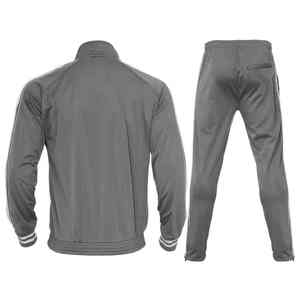 Ensemble de survêtement pour hommes de haute qualité en polyester avec veste zippée et pantalon de jogging, design personnalisé, vente en gros - Product Image 2
