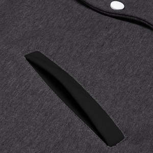 Chaqueta Varsity de Lona para Hombre, Estilo Moderno, Cuello Alto, Estilo Urbano, Informal y para Actividades al Aire Libre - Product Image 4