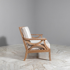 Sofá de Tres Plazas para Sala de Estar con Estructura de Madera de Teca, Suministro Directo de Fábrica, Venta al Por Mayor, Importador, Exportación en Contenedores, OEM - Product Image 4