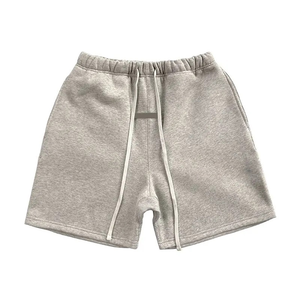 <b>Men</b>’s Lightweight Cotton <b>Shorts</b> Elastic Waist Plain Casual Summer <b>Lounge</b> <b>Shorts</b> OEM Custom Logo Wholesale - Product Image 1