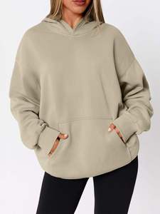Wholesale Womens Oversized Hoodie With Side Slits Cotton Pullover Sweatshirt Fashion Hoodie Casual Custom - Product Image 6