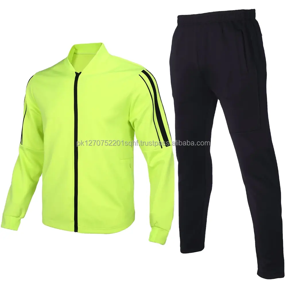 Fashion Able Sporty Track Suits Wholesale custom mens two piece embroidery logo track suit 100% Cotton & polyester