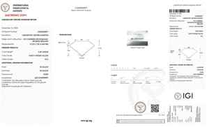 Diamante Suelto de Laboratorio de 1.5 Quilates, Corte Radiante, Amarillo Intenso, Certificado IGI, Claridad VS, para Anillo - Product Image 2