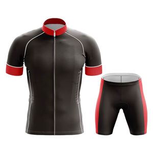 Vêtements de cyclisme pour hommes et femmes, haut de cyclisme à manches courtes, respirant, à séchage rapide, léger et compressif, vente en gros - Product Image 1