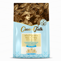 Vente en gros de chocolats composés de haute qualité pour la décoration de gâteaux, chocolat blanc croustillant HALAL OEM/ODM, chocolat chaud au cacao