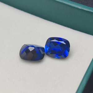 Saphir bleu, pierre de naissance de septembre, pierre précieuse synthétique en vrac - Product Image 5