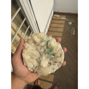 High Quality Dark Green Apophyllite Stilbite <b>Crystal</b> <b>Cluster</b> for Interior Decoration and Display - Product Image 2