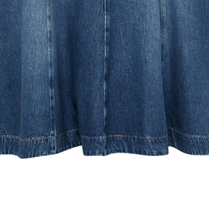 Best Selling Women's High Waisted Stretch Solid Streetwear Mini Denim Skirt New Arrival Light Wash for Spring Summer Autumn - Product Image 6