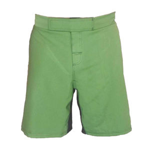 Shorts de boxe Muay Thai sur mesure avec logo à la taille, taille haute élastique, 100% coton, fabriqué au Pakistan - Product Image 3