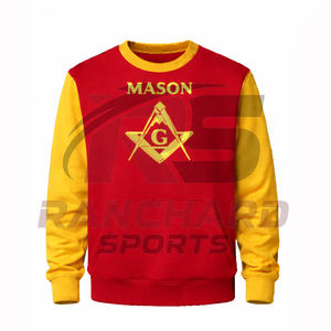 Sudadera con Capucha y Pantalones Deportivos de Felpa de Algodón con Logotipo Masónico Personalizado, Fabricante OEM, Sudadera con Símbolo Masónico al por Mayor, Impresión Personalizada - Product Image 2