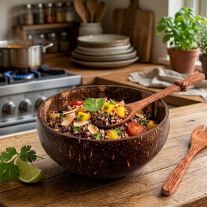 Tazón de Cáscara de Coco Hecho a Mano, Tazón Natural para Servir, Vajilla para Restaurantes y Hoteles, Proveedor de Tazones de Coco de Vietnam - Product Image 3