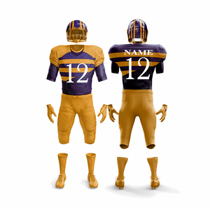 Camiseta de Fútbol Americano de Alta Calidad, Mangas Cortas, Impresión por Transferencia de Calor, Personalizada en la Parte Delantera, Nuevo Estilo, Transpirable y Elástica - Product Image 1